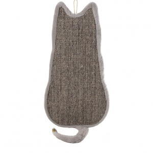 Kratzbrett Greta Katze Grau